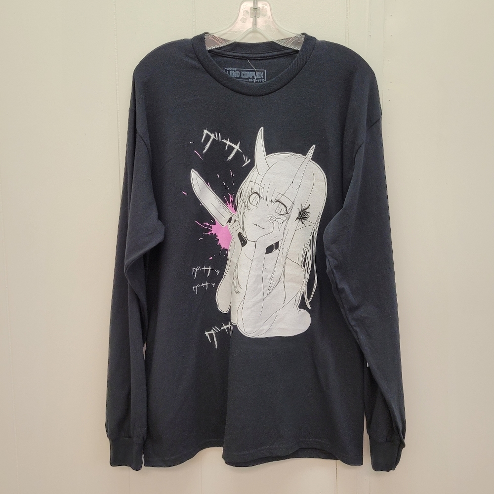 Spencer's Lewd Complex "Yandere Yurei" Unisex Long Sleeve Graphic Tee